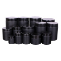 1oz 2oz 4oz 6oz 10oz 16oz matte black food spice glass container storage jars with lids